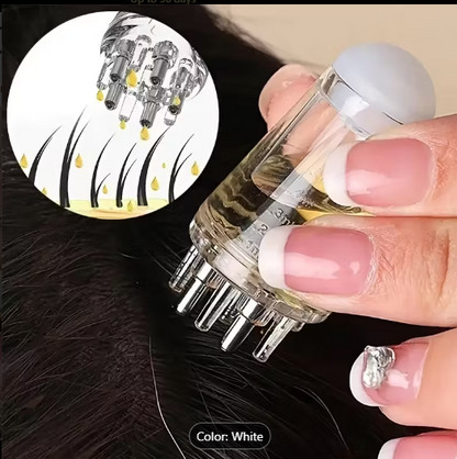 Essential Oil Hair Massage Comb with Rollerball Applicator