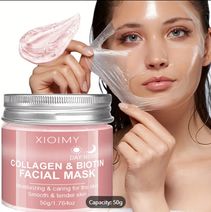 Collagen Biotin Day And Night Facial Mask