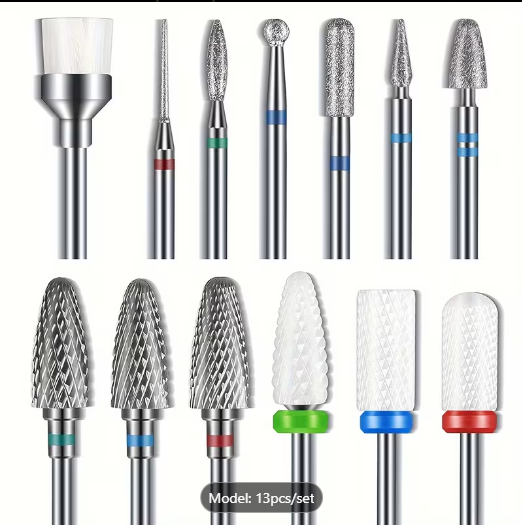 Nail Drill Bits 3/32'' for Acrylic for Nails