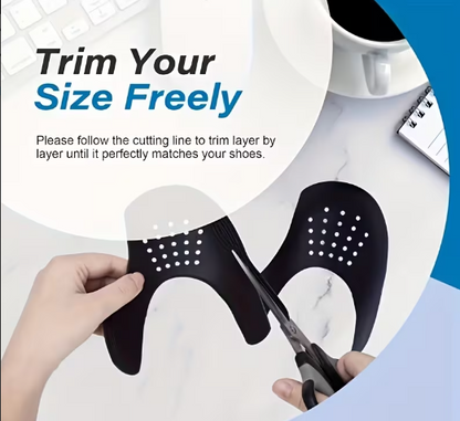 Anti crease guard for shoes