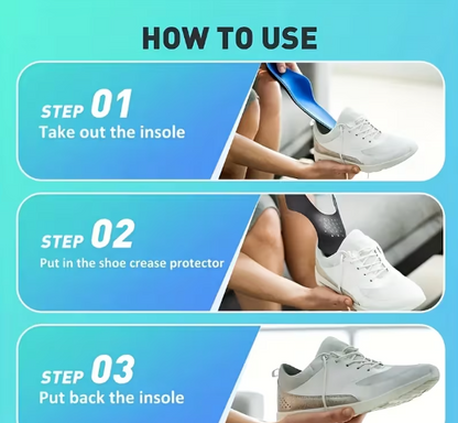 Anti crease guard for shoes