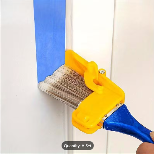 Edge Painting Brush with Color Separation Guide