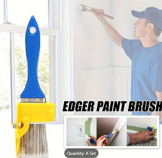 Edge Painting Brush with Color Separation Guide
