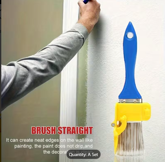 Edge Painting Brush with Color Separation Guide