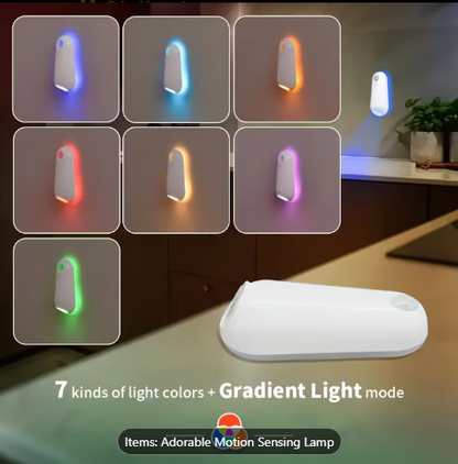 ABS motion-sensing floor edge light