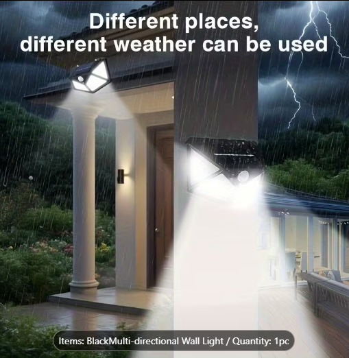 1pc solar motion sensor wall Light