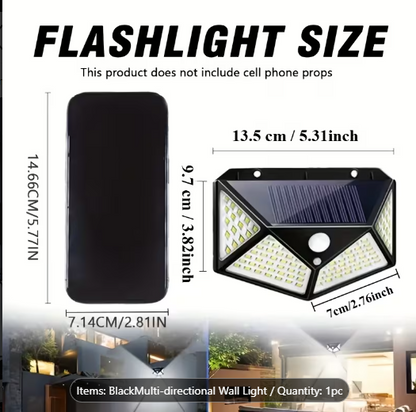 1pc solar motion sensor wall Light