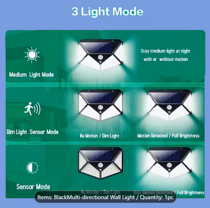 1pc solar motion sensor wall Light