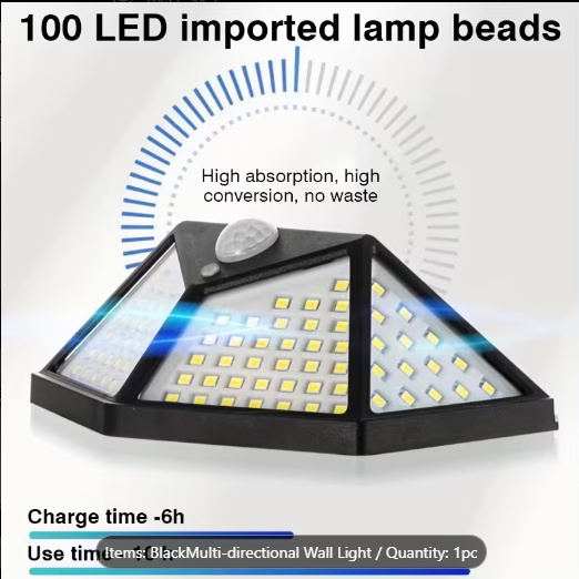 1pc solar motion sensor wall Light