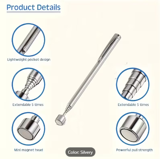 Telescopic Magnetic Tool