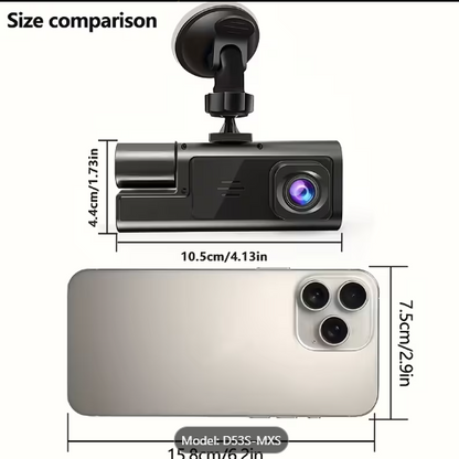 Dash Cam Front And Inside