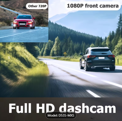 Dash Cam Front And Inside