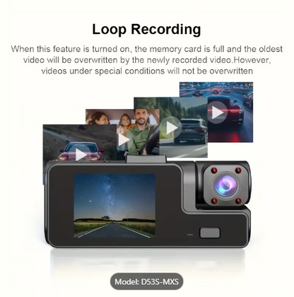 Dash Cam Front And Inside