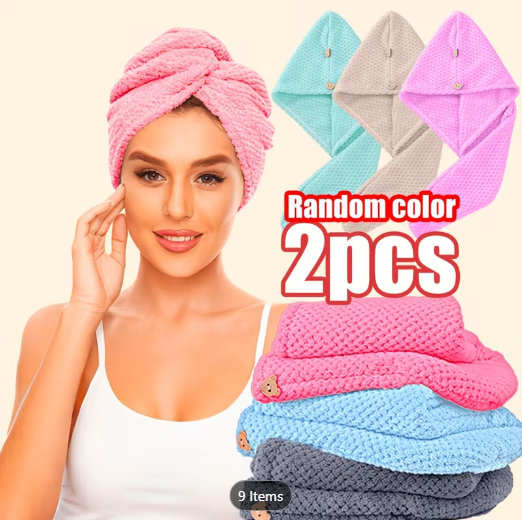 Ultra-Fine Fiber Hair Towels