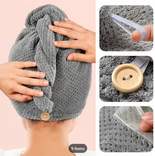 Ultra-Fine Fiber Hair Towels