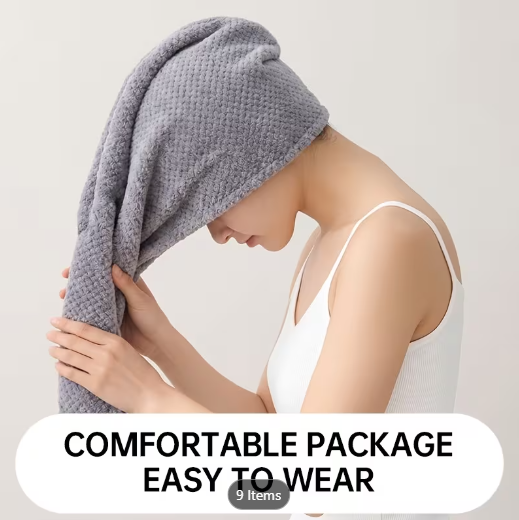 Ultra-Fine Fiber Hair Towels