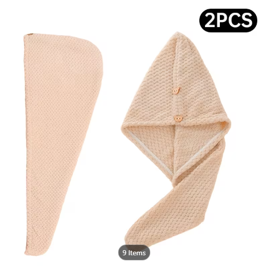 Ultra-Fine Fiber Hair Towels