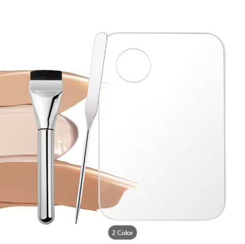 3pcs Stainless Steel Makeup Palette