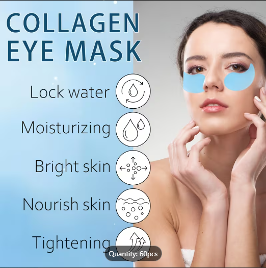 60-Pcs Collagen and Retinol Eye Masks