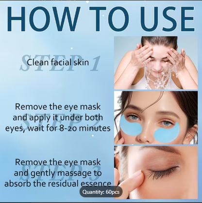 60-Pcs Collagen and Retinol Eye Masks