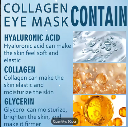 60-Pcs Collagen and Retinol Eye Masks