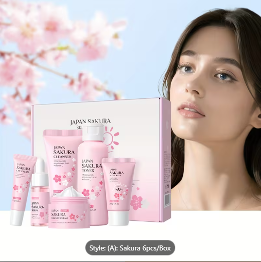 LAIKOU Sakura Skincare 6pcs/Set