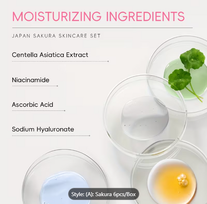 LAIKOU Sakura Skincare 6pcs/Set