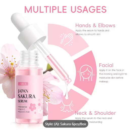 LAIKOU Sakura Skincare 6pcs/Set