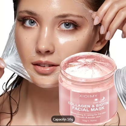 Collagen Biotin Day And Night Facial Mask