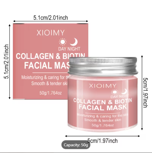 Collagen Biotin Day And Night Facial Mask