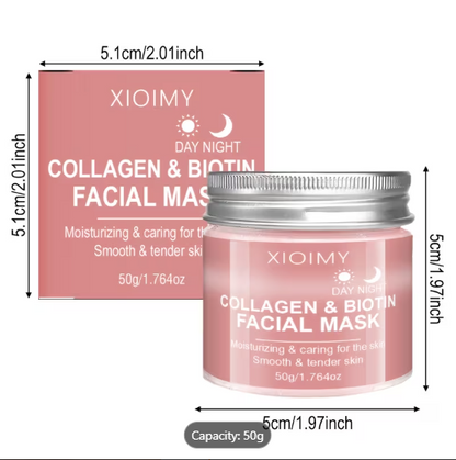 Collagen Biotin Day And Night Facial Mask