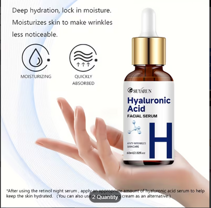 SUYARUN 3pcs Day & Night Vitamin C+Retinol+Hyaluronic Acid Essence Trio Set