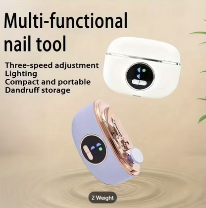 2-In-1 Electric Nail Clipper And Polisher