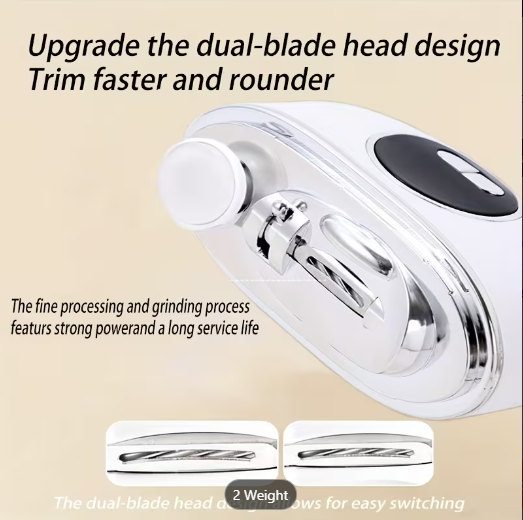 2-In-1 Electric Nail Clipper And Polisher