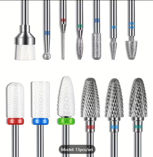 Nail Drill Bits 3/32'' for Acrylic for Nails