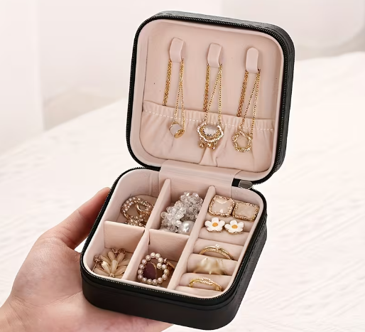 Portable Jewelry Travel Case